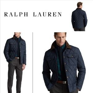 NWT Polo by Ralph Lauren mens quilted waterproof jacket Sz L